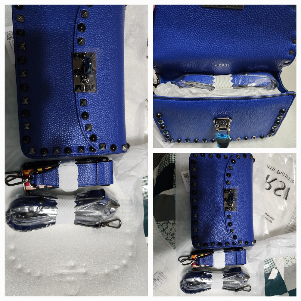 💚Mersi Ruby Vibrant Blue Crossbody Bag